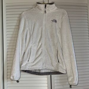 The North Face Osito White Full Zip-Up Jacket Small